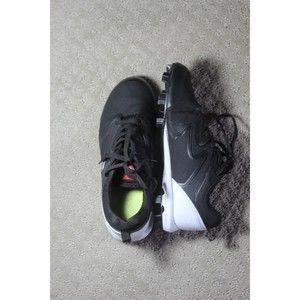 Rawlings Size 6Y Black & White Baseball Cleats EUC